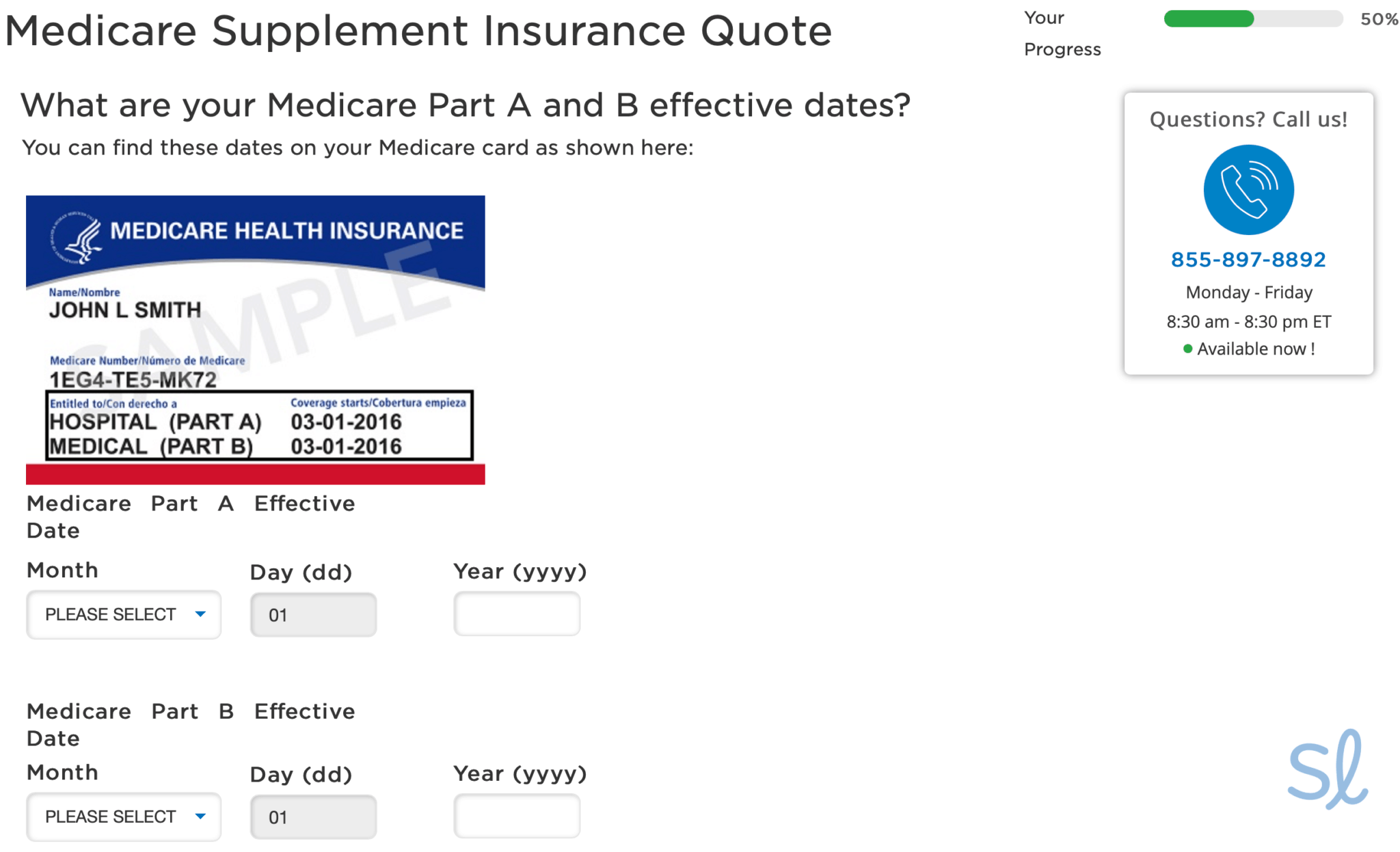 Input Your Medicare Information 2048x1247 