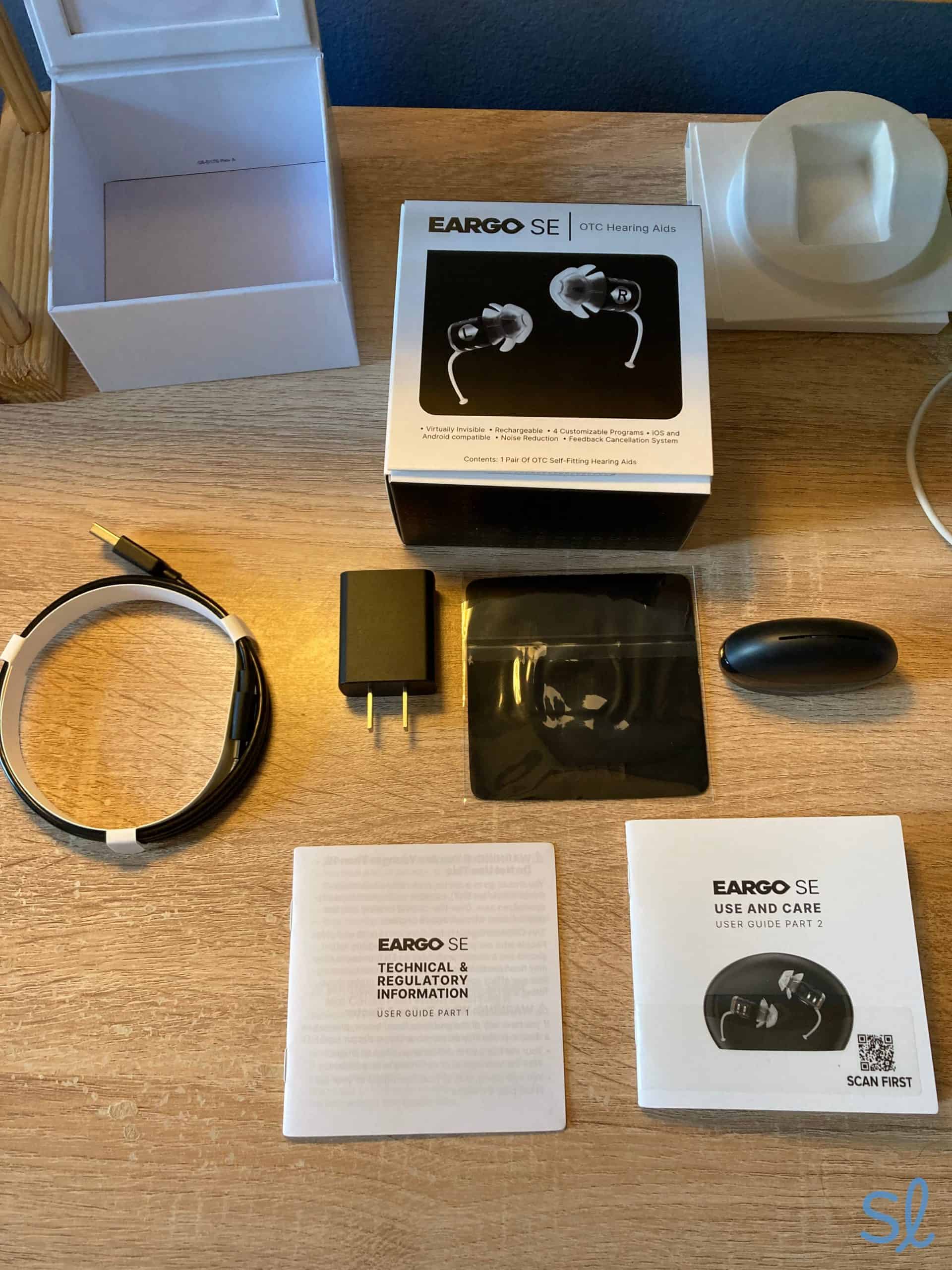 Unboxing Eargo SE, one of the brand's most affordable models.
