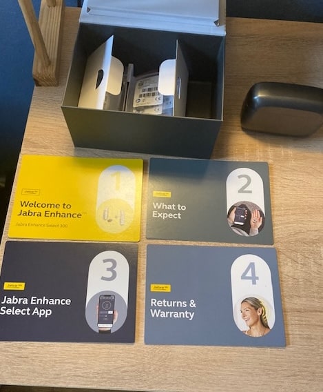 Unboxing my Enhance Select 300 package from Jabra Enhance