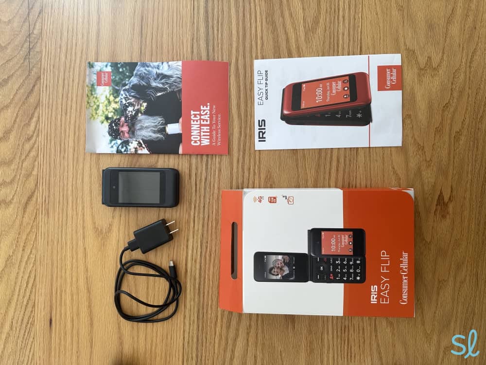 Our team orders and tests all of the phones on our list, including the IRIS Easy Flip from Consumer Cellular.