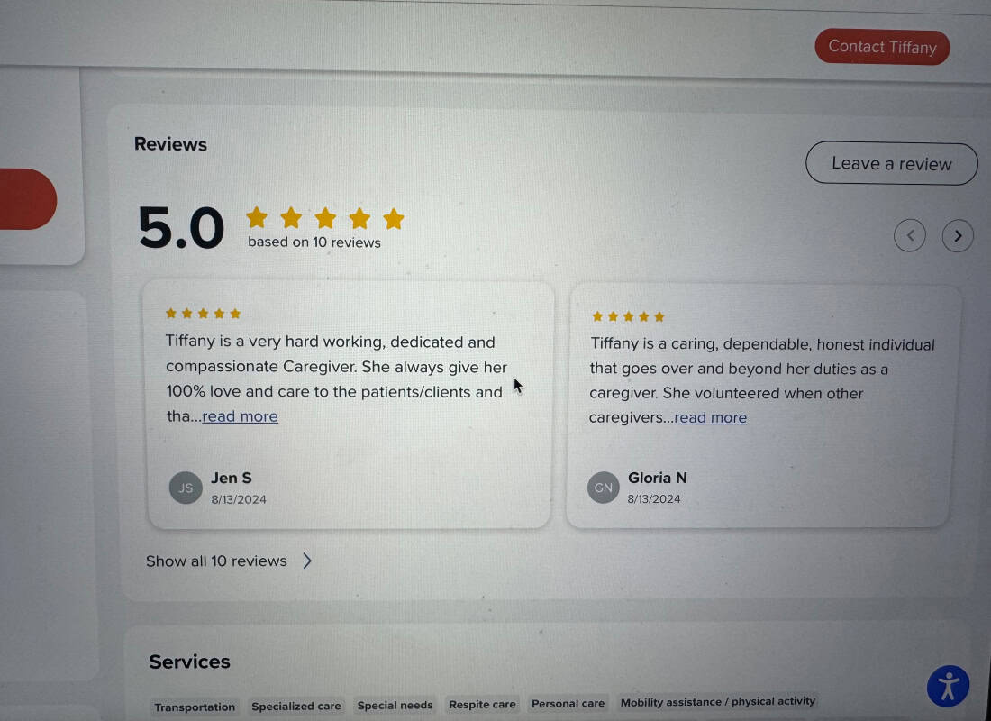 Care.com reviews